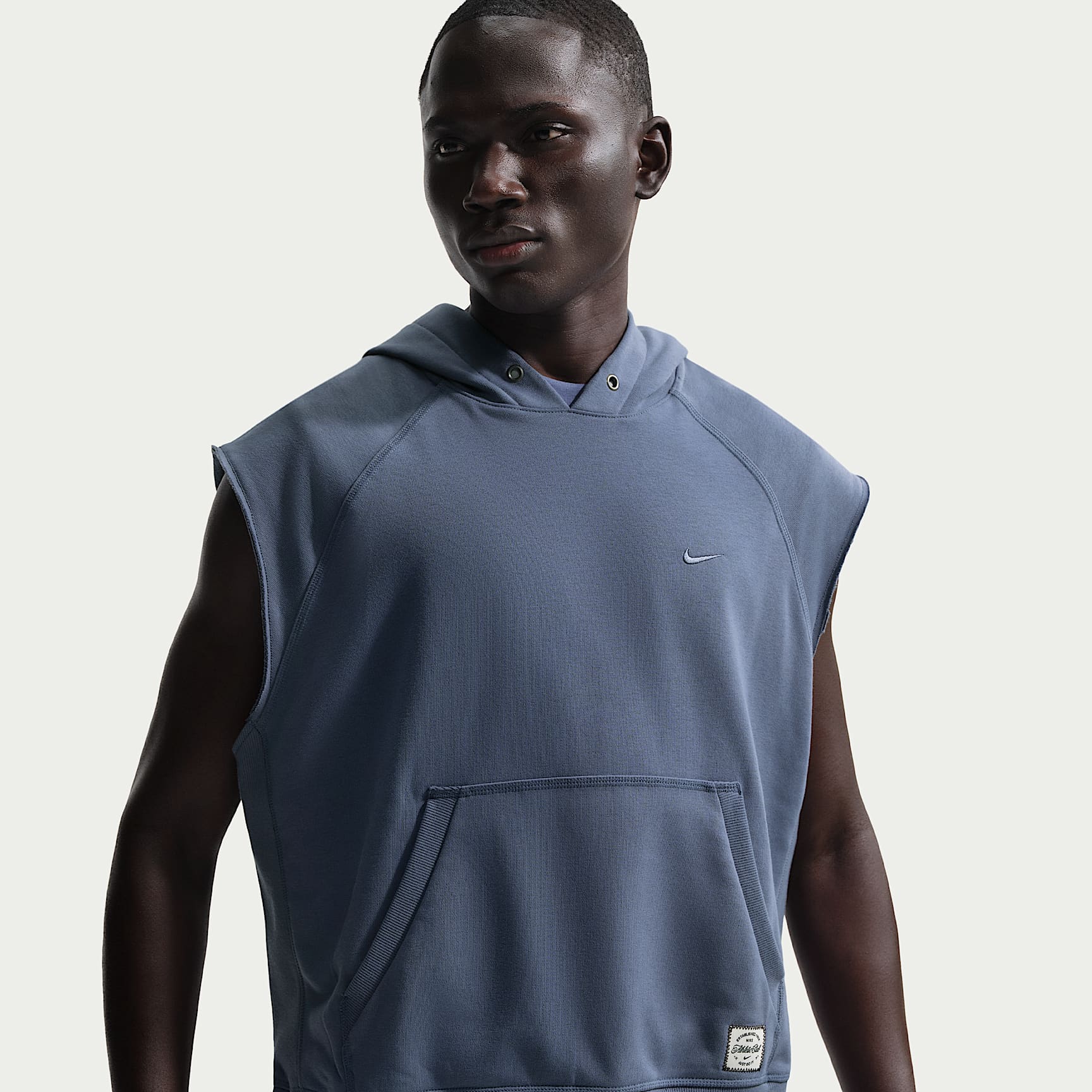 Nike N.A.C. Men's Dri-FIT Fleece Sleeveless Training Hoodie. Nike SI